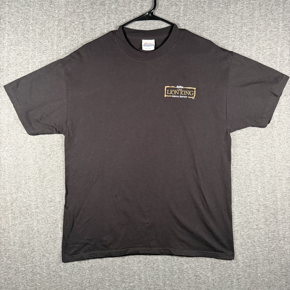 Vintage Lion King Shirt Mens Large Black Special Edition Disney Graphic Tee